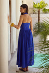 OTTO MIDI DRESS - COBALT BLUE