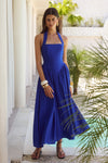 OTTO MIDI DRESS - COBALT BLUE
