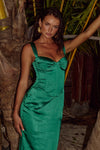 OURA MAXI DRESS - EMERALD