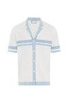 OWEN SHIRT - WHITE/BLUE