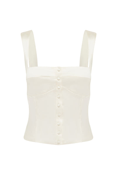 PAMMI TOP - IVORY