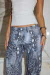 ZAVIER STRAIGHT LEG JEANS - STEEL VIPER