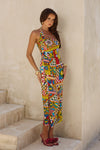 PHARA MIDI DRESS - PHAEDRA PRINT