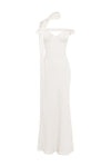 RAPHAELLA OFF SHOULDER MAXI DRESS - PEARL