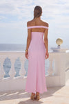 RAPHAELLA OFF SHOULDER MAXI DRESS - PETAL