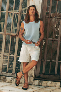 REECE TANK - SKY BLUE