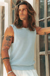 REECE TANK - SKY BLUE