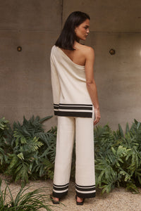 REMINGTON PANT - CREAM/BLACK