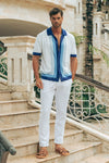 DARIUS SHIRT - BLUE MULTI