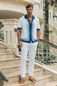 DARIUS SHIRT - BLUE MULTI