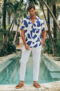 LAZURE SHIRT - BLUE STONE