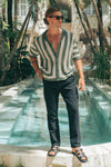THEO KNIT SHIRT  - KHAKI/SAND