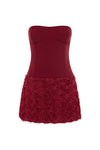 RIANA MINI DRESS - CHERRY