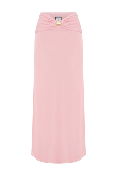 RIKKI MAXI SKIRT - PINK