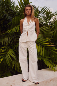 ROBYN TAILORED PANT - WHITE