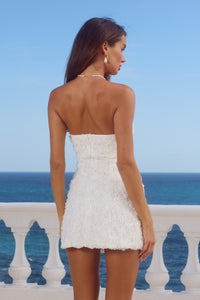 ROSALINE MINI DRESS - WHITE