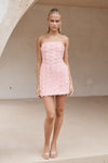 ROSALINE MINI DRESS - PINK