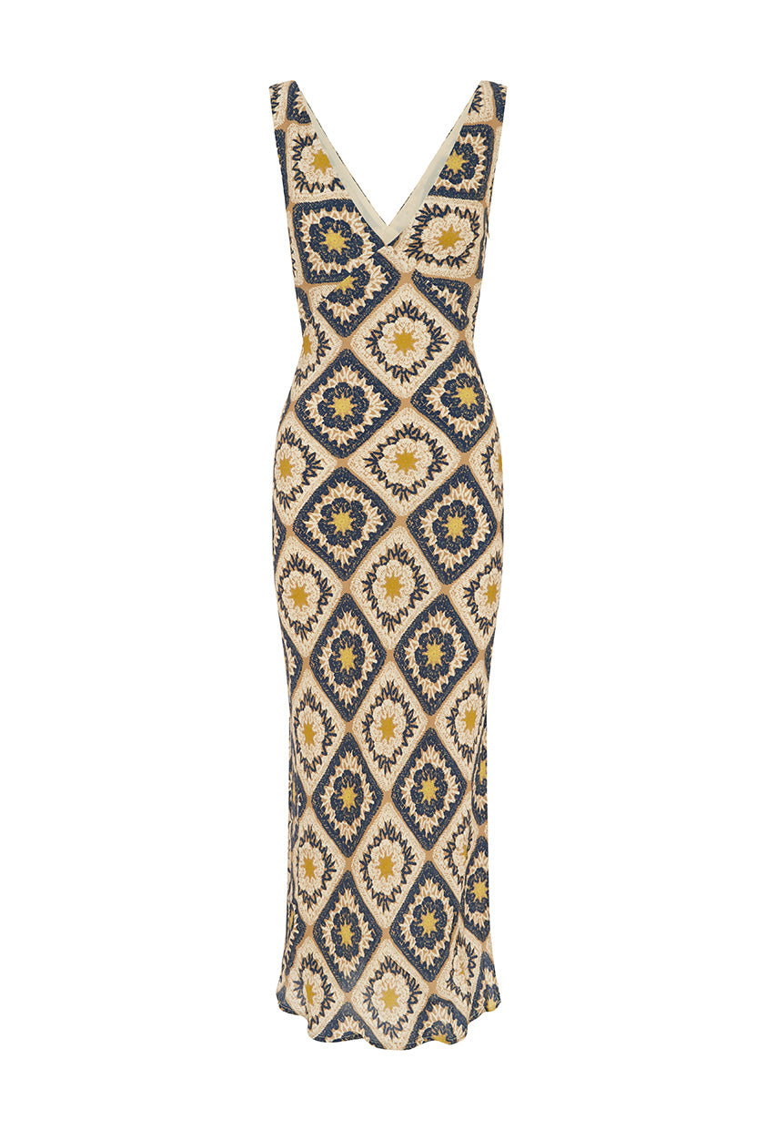 ROWENA MIDI DRESS - ROWENA PRINT