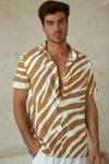 ABE SHIRT - SAND ZEBRA