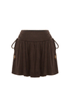 ODEYA MINI SKIRT - ESPRESSO