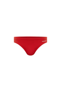EMILIO PRINTED RACER SWIM BRIEF - RED/RNWY PRINT