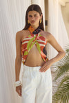 LEILAH TAILORED PANT - WHITE