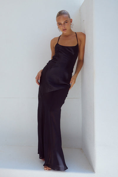 SAMANI MAXI DRESS - BLACK