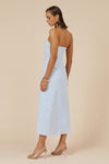 SAPHIRA LONG MIDI DRESS - ICE BLUE