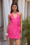 SARELEA MINI DRESS - HOT PINK