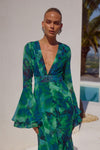 SARI MAXI DRESS - CALISTA GREEN