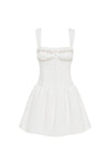 SARLEEN MINI DRESS - WHITE