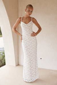 SARTA MAXI DRESS - WHITE