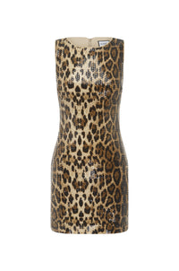 SAYLOR MINI DRESS - LEOPARD