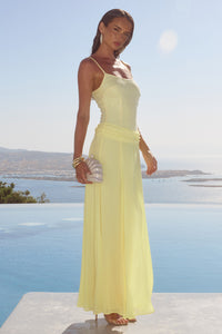 SEANNA MAXI DRESS - LEMON