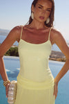 SEANNA MAXI DRESS - LEMON