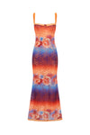 SERINA LACE MAXI DRESS - NADIA PINK OMBRE