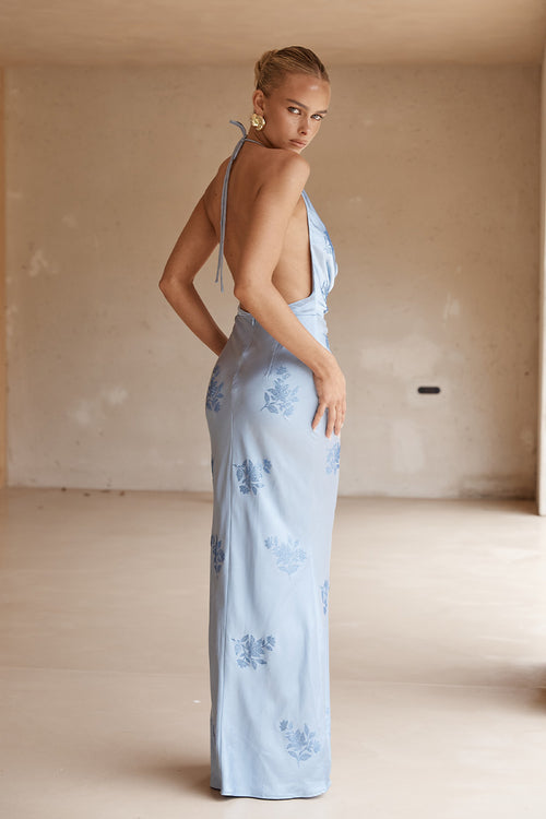 SHARLO MAXI DRESS - BLUE