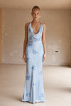 SHARLO MAXI DRESS - BLUE