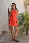 SHELBIE MINI DRESS - CORAL