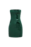 SHIBA MINI DRESS - EMERALD