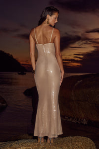 SHIRA MAXI DRESS - SAND