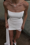 NIGHT LOVER DRESS - WHITE