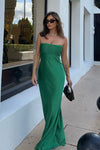 ADINA MAXI DRESS - EMERALD