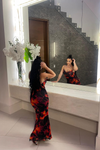 Kapri Slip Dress - Flame