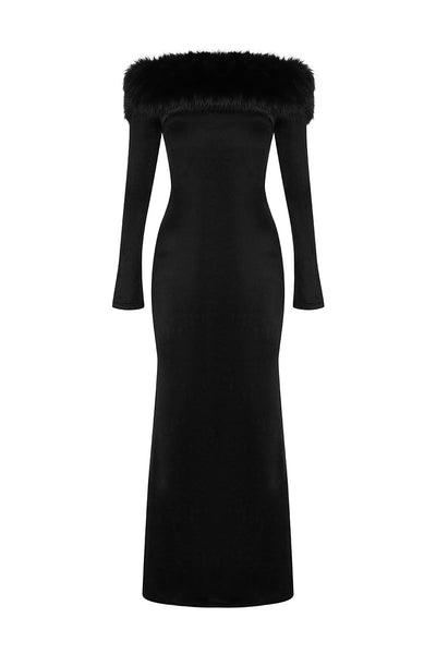 SIANI MAXI DRESS - BLACK