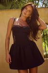 SOCORA MINI DRESS - BLACK