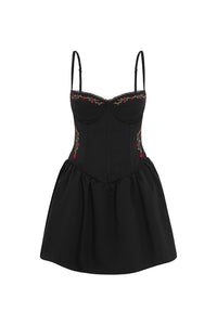 SOCORA MINI DRESS - BLACK