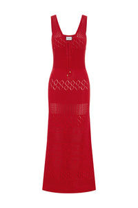 SONOMA MAXI DRESS - RED