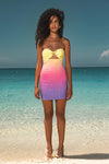 STELLAR MINI DRESS - CANDY OMBRE