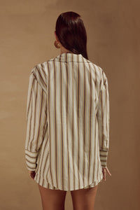 SUNMOR SHIRT - VORY STRIPE